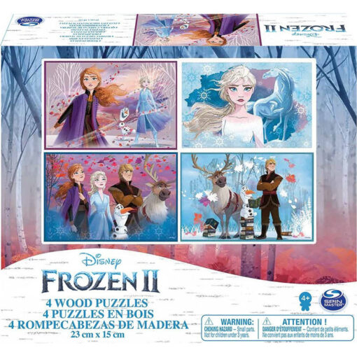 Spin Master Frozen 2 - 4 Ξύλινα Πάζλ (20115365)