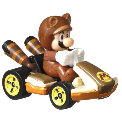 Mattel Hot Wheels Super Mario Kart Αυτοκινητάκι Tanooki Mario (GBG25-GJH55)