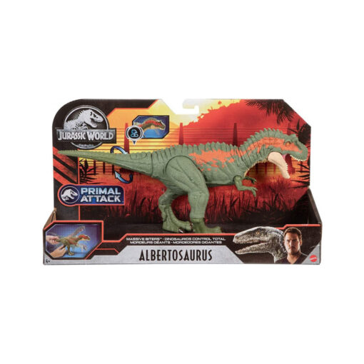 Mattel Jurassic World Δεινόσαυροι Με Κινούμενα Μέλη Και Λειτουργία Επίθεσης - Albertosaurus (GJP32-GVG67)