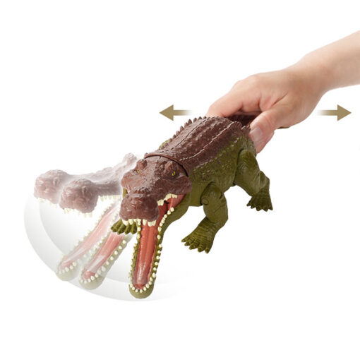 Mattel Jurassic World Δεινόσαυροι Με Κινούμενα Μέλη Και Λειτουργία Επίθεσης - Sarcosuchus (GJP32-GVG68)