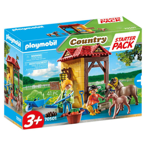 Playmobil Starter Pack Στάβλος Αλόγων (70501)