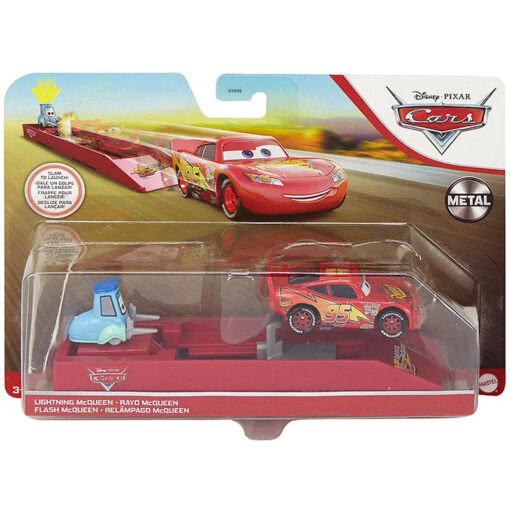 Mattel Disney/Pixar Cars Αυτοκινητάκι Με Εκτοξευτή Mcqueen (GYH49-GYH50)
