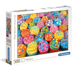 Clementoni Παζλ 500 Τεμάχια Colorful Cupcakes (1220-35057)