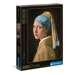 Clementoni Παζλ 1000 Τεμάχια Museum Vermeer Κορίτσι Με Μαργαριταρένιο Σκουλαρίκι (1260-39614)