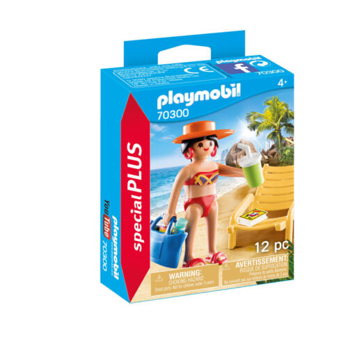 Playmobil Παραθερίστρια Με Ξαπλώστρα (70300)