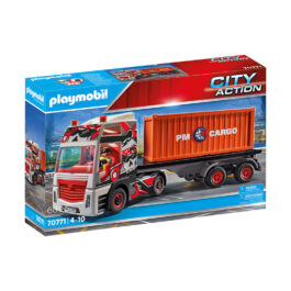 Playmobil Φορτηγό Μεταφοράς Container (70771)