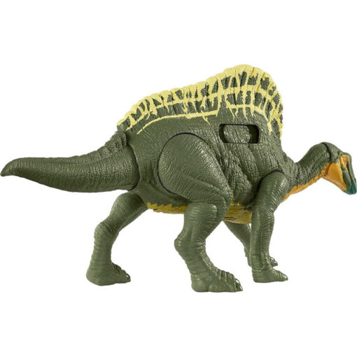 Mattel Jurassic World Roar Attack Δεινόσαυροι Με Κινούμενα Μέλη, Λειτουργία Επίθεσης Και Ήχους Ouranosaurus (GWD06-HBX38)