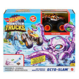 Mattel Hot Wheels Σετ Παιχνιδιού Monster Trucks – Hero Play (GYL09-GYL11)