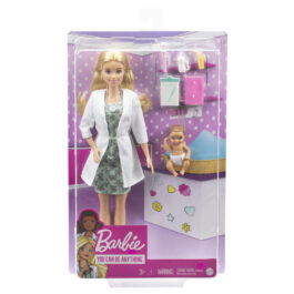 Barbie Παιδίατρος Με Μωράκι (GVK03)