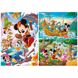Clementoni Παιδικό Παζλ Super Color Mickey And Friends 3×48 Κομμάτια (1200-25266)