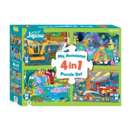 Hinkler Πάζλ 4-in-1 Puzzles: My Awesome 4-in-1 Puzzle Set (FO-3)