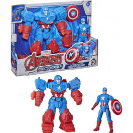 Hasbro Marvel Avengers Mech Strike Deluxe Suit Captain America 20cm (F0262-F1669)