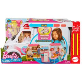Mattel Barbie Λαμπάδα Κινητό Ιατρείο – Ασθενοφόρο (FRM19)