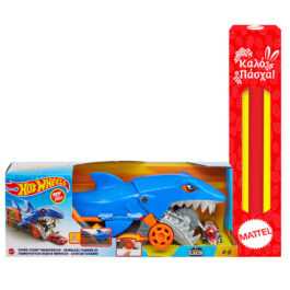 Mattel Λαμπάδα Hot Wheels Νταλίκα Καρχαρίας (GVG36)