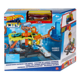 Mattel Hot Wheels City Down Town Express Car Wash (HDR24-HDR27)