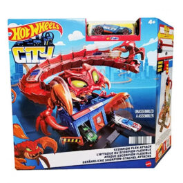 Mattel Hot Wheels City Wreck & Ride Scorpion Flex Attack Playset (HDR29-HDR32)