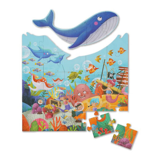 Tooky Toy Πάζλ Βυθός Με Φάλαινα (LT010)