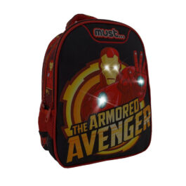 Must Σχολική τσάντα πλάτης νηπίου με 2 θήκες Avengers Iron Man (000500985)