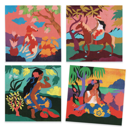 Djeco Inspired by - Ζωγραφική Με Ακουαρέλα Gauguin - Πολυνησία (09372)