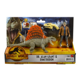Mattel Jurassic World Ανθρωπος Και Δεινόσαυρος Σέτ (HDX46-GWM25)