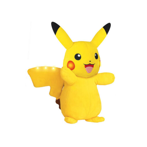 Jazwares Pokemon Λούτρινο 25Cm Με Ήχο Και Φως Pikachu (JW000105)