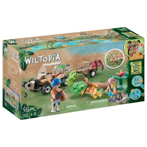 Playmobil Wiltopia Φροντιστές Ζώων Με Εξερευνητικό Όχημα (71011)