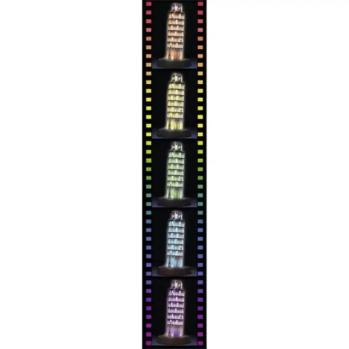 Ravensburger Παζλ 3D Puzzle Night Edition 216 Τεμ. Πύργος Της Πίζας (12515)