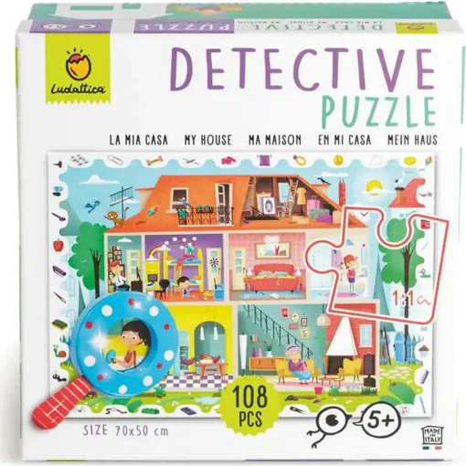 Ludattica Πάζλ Detective Puzzle To Σπίτι Μου 108 Κομ (20729)