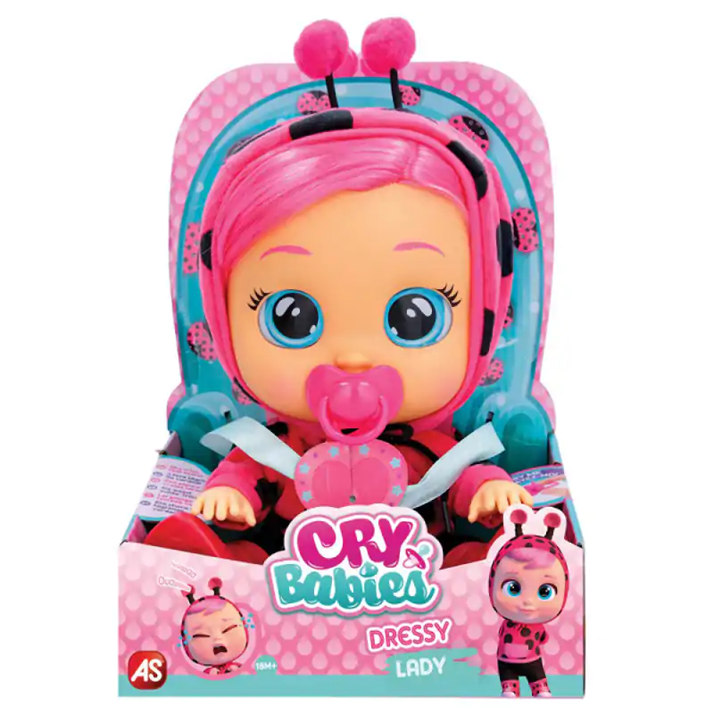 AS Company Cry Babies Κλαψουλίνια Dressy Διαδραστική Κούκλα – Αληθινά Δάκρυα – Αληθινά Ρούχα Και Μαλλιά (4104-80997)