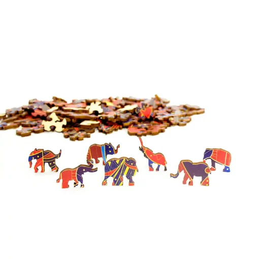 Eureka Παζλ Rainbow Wooden Puzzle ELEPHANT (473611)