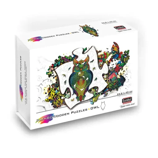 Eureka Παζλ Rainbow Wooden Puzzle OWL (473615)