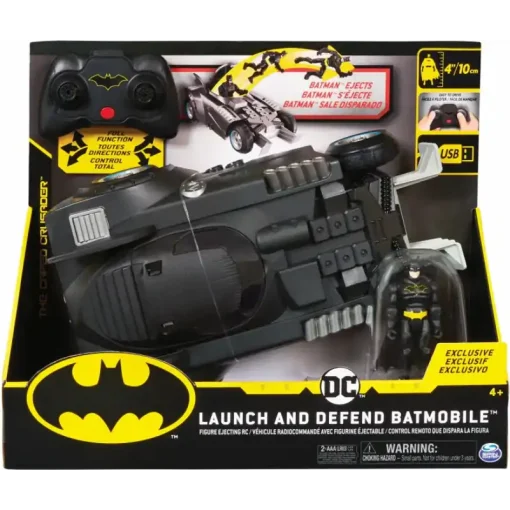 Spin Master DC Batman: Τηλεκατευθυνόμενο Launch and Defend Barmobile (6055747)