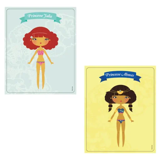 Auzou Εικαστικά 200 Stickers - Princesses From Around The World (876732)