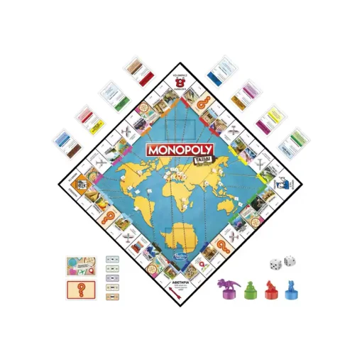 Hasbro Επιτραπέζιο Monopoly World Tour (F4007)