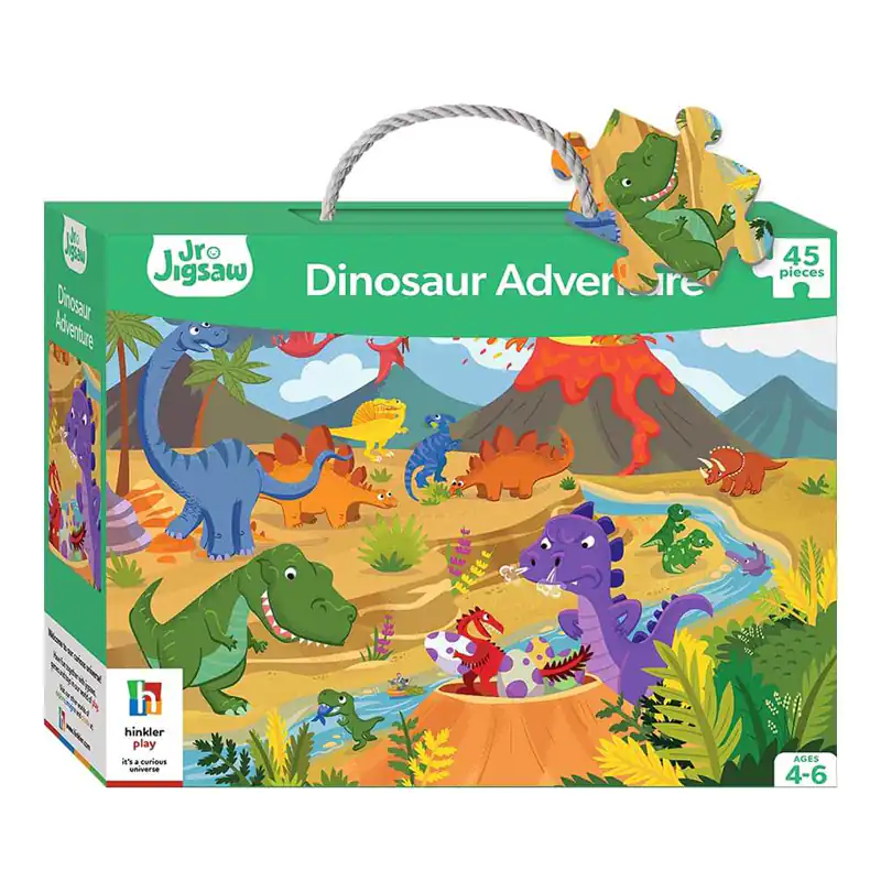 Hinkler Παζλ Junior Jigsaw Small: Dinosaur Adventure (JJS-4)