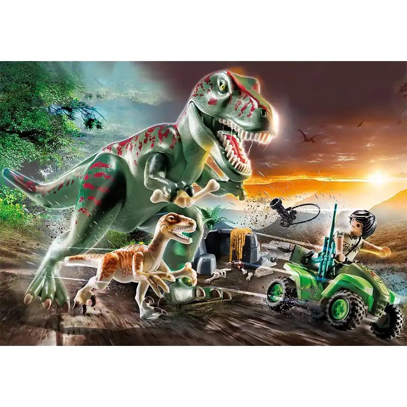 Playmobil Η Επίθεση Του Δεινόσαυρου T-Rex (71183)