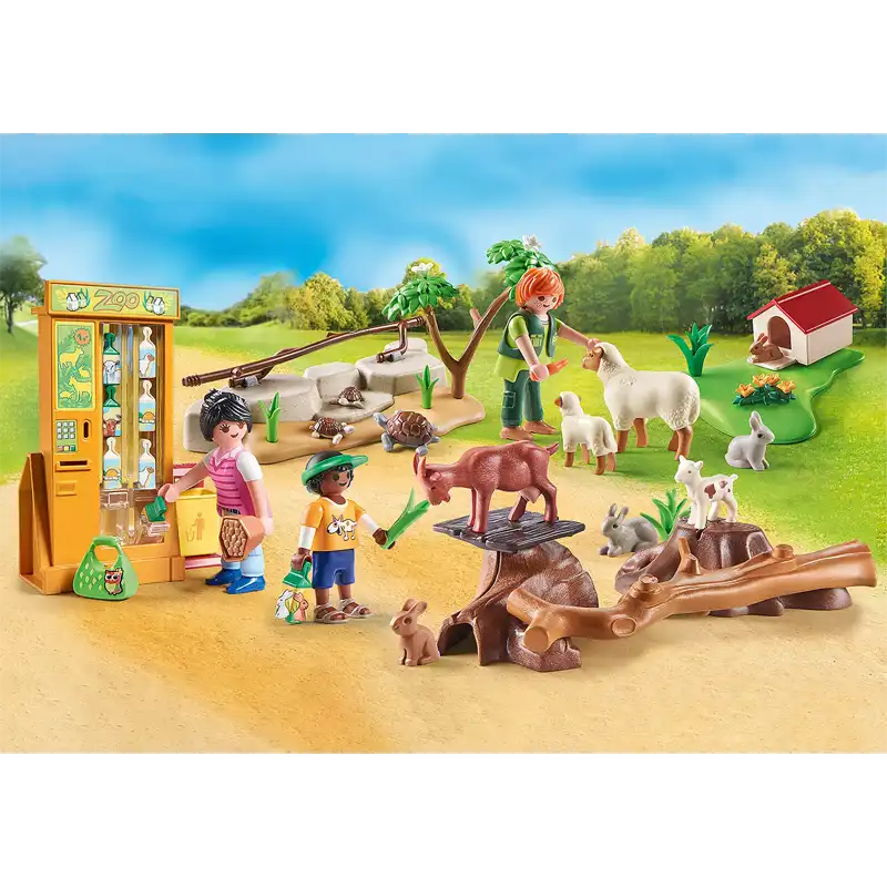 Playmobil Ζωολογικός Κήπος Με Ήμερα Ζωάκια (71191)