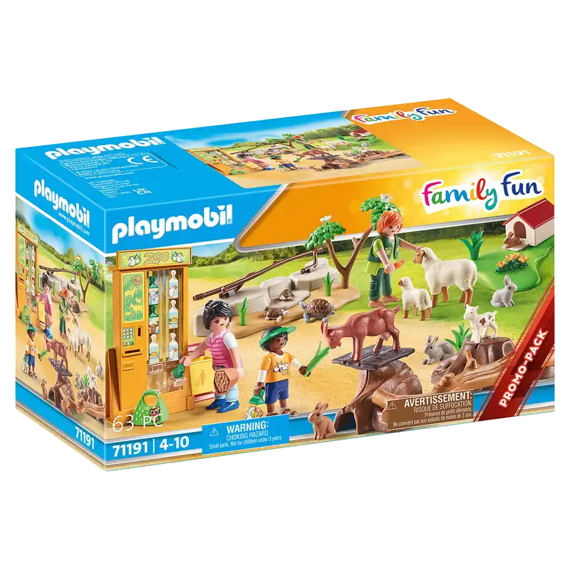 Playmobil Ζωολογικός Κήπος Με Ήμερα Ζωάκια (71191)
