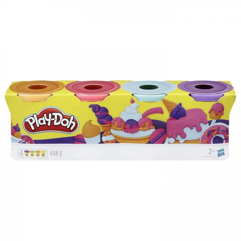 Hasbro Play-Doh Sweet Pack 4 Βαζάκια (B5517-E4869)