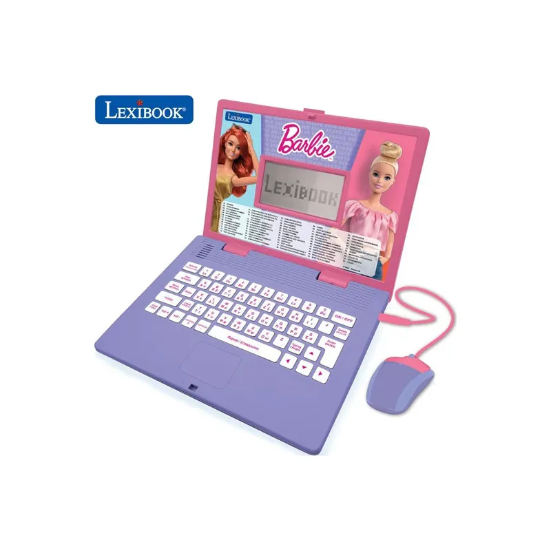 Real Fun Toys Lexibook Εκπαιδευτικό Δίγλωσσο Laptop Barbie (25.JC598BBi8)