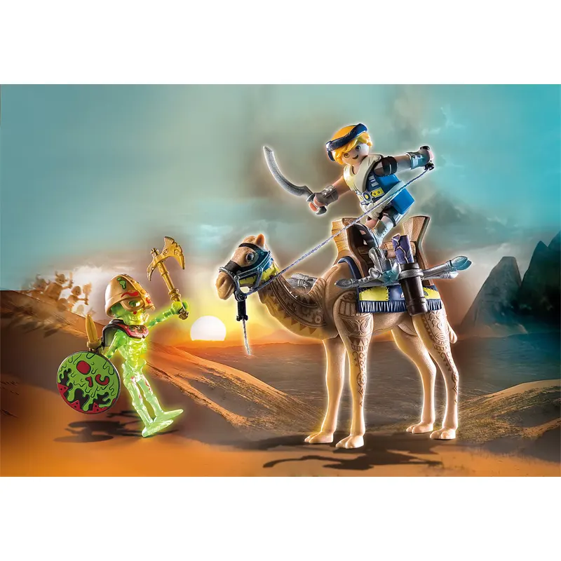 Playmobil Sal’Ahari Sands – Arwynn Με Καμήλα Και Σκελετός Πολεμιστής (71028)