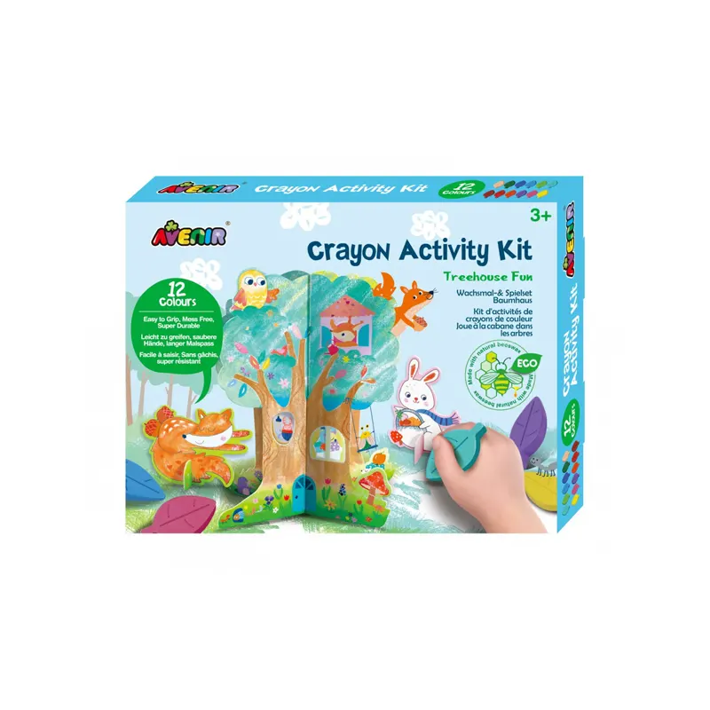 Avenir Crayon Activity Kit-Treehouse Fun (60788)