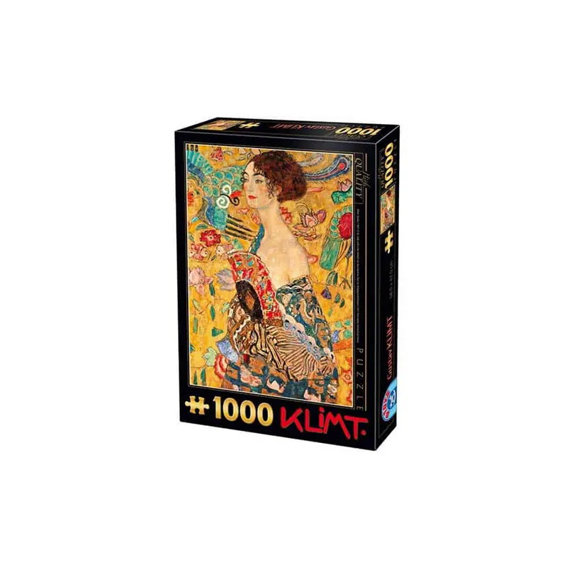 D-Toys Παζλ Klimt-Lady With A Fan 1000 Κομμάτια (66923KL03)