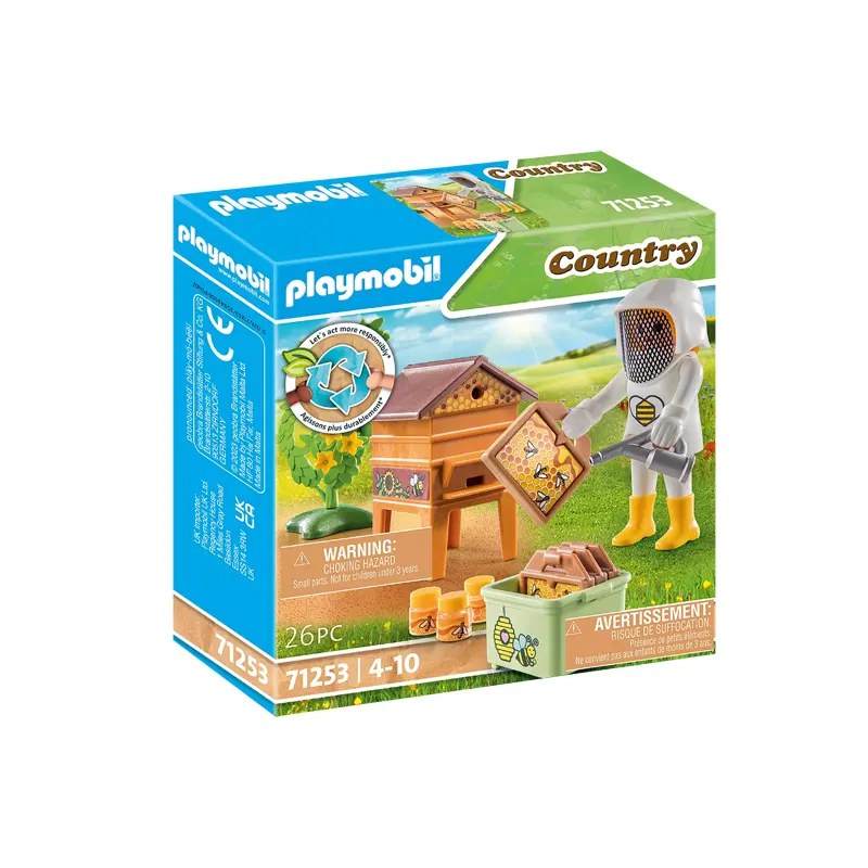 Playmobil Μελισσοκόμος με κηρήθρες (71253)