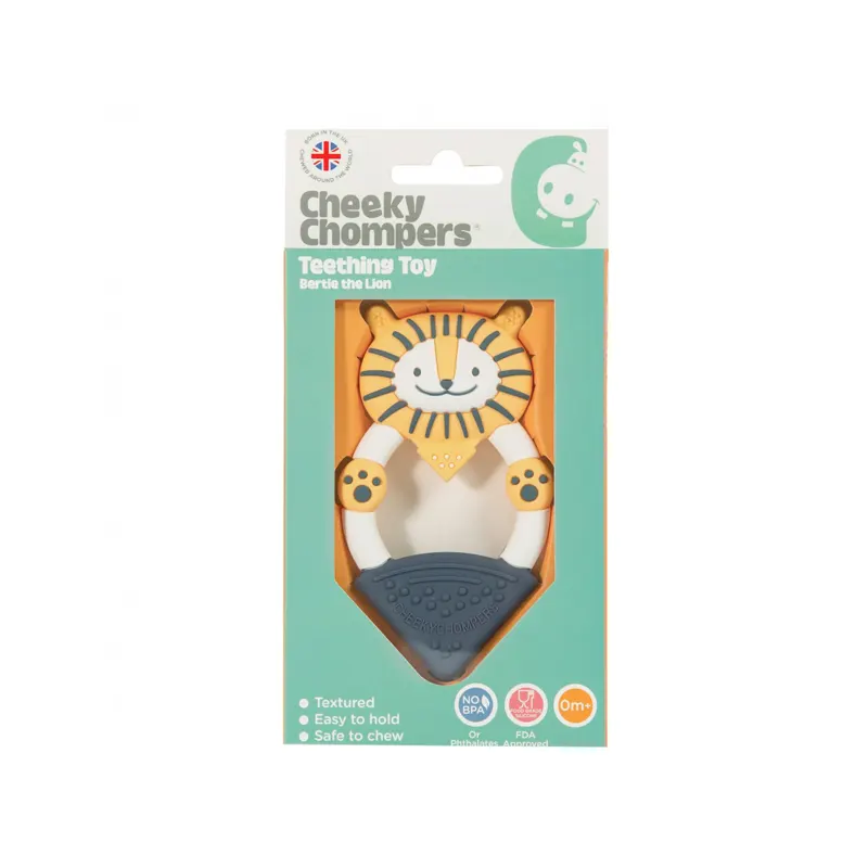 Cheeky Chompers Teether Bertie The Lion (88567)