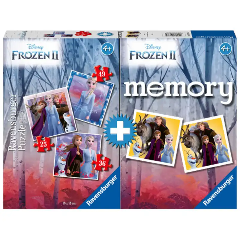 Ravensburger Επιτραπέζιο Memory® Και 3 Παζλ Ψυχρά & Ανάποδα ΙΙ (20673)