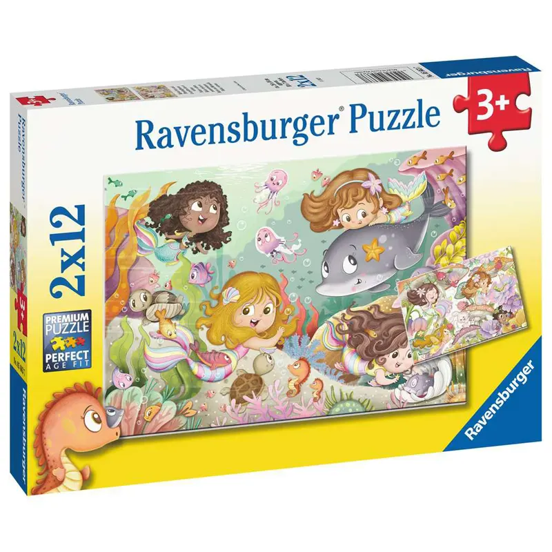 Ravensburger Παζλ 2X12 Τεμ. Νεράιδες & Γοργόνες (5663)