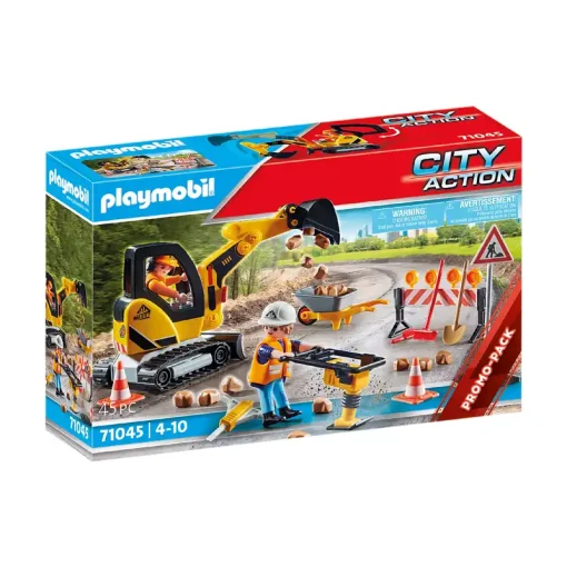 Playmobil Εργασίες Οδοποιίας (71045)