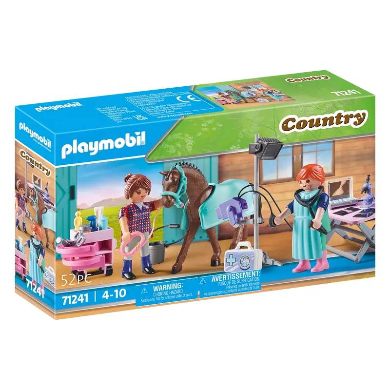 Playmobil Κτηνιατρείο Αλόγων (71241)