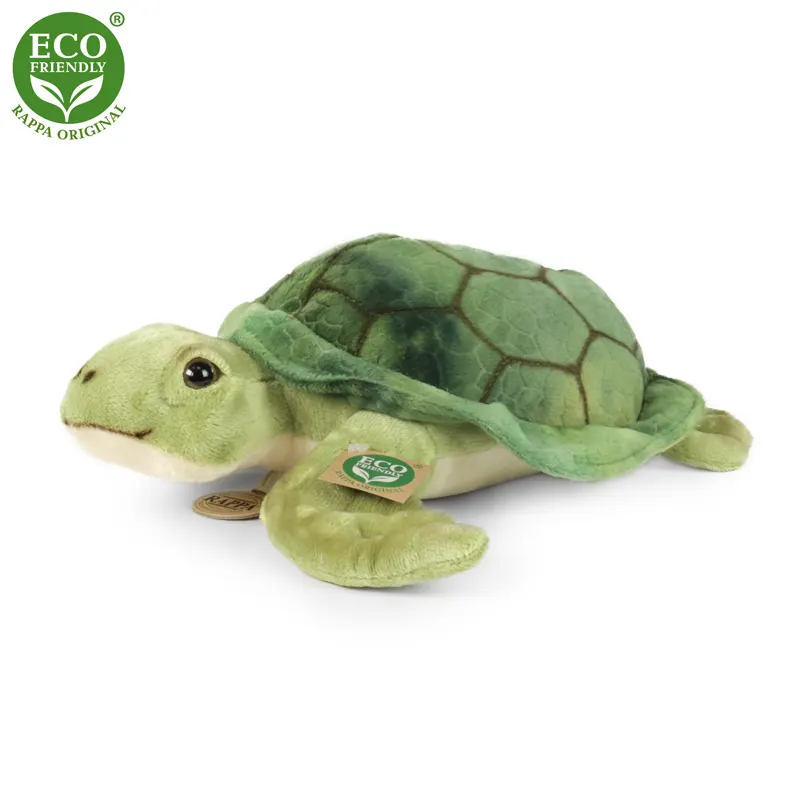 Rappa Λούτρινη Πράσινη Χελώνα 20 εκ. Eco-Friendly (946422)
